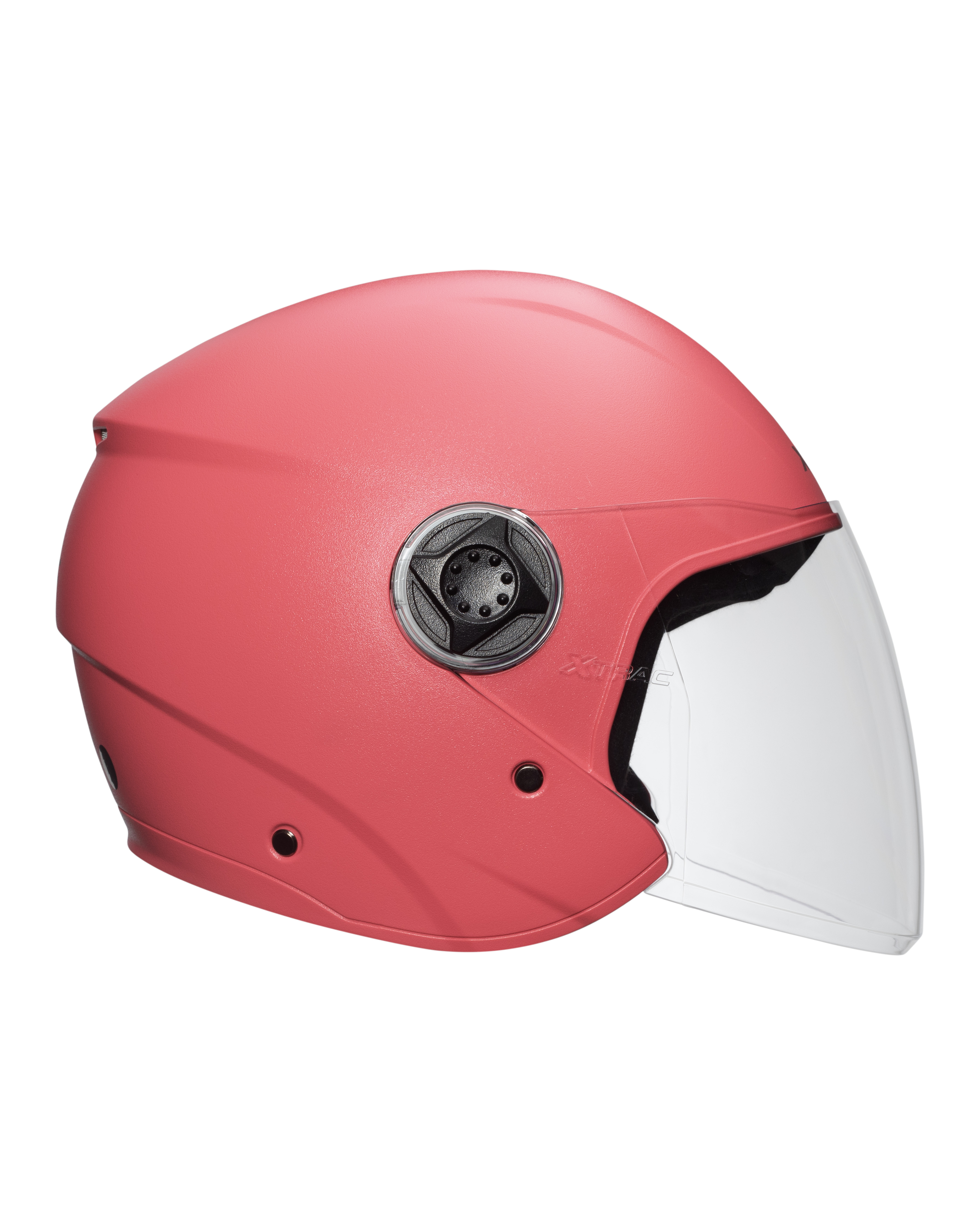 Xtrac Fit ISI Certified Half Face Bike Helmet with Clear Visor | Lightweight Open Face Helmet for Men & Women